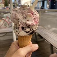 Black Forest und Cookies at Veganista Ice Cream VI in Vienna