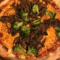 Eggplant and broccoli pizza at Venezia Pasta House - Maybe closed in Copenhagen