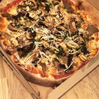 Mushroom pizza at Venezia Pasta House - Maybe closed in Copenhagen