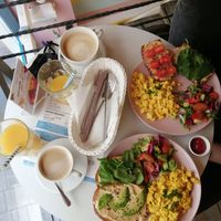 Vegan healthy breakfast set at Cakester Cafe in Krakow