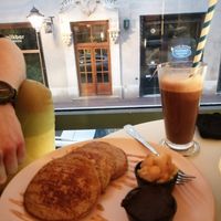 Pancakes at Cakester Cafe in Krakow