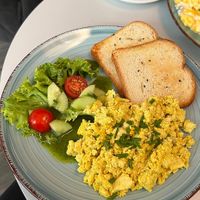 Tofu scramble  at Cakester Cafe in Krakow