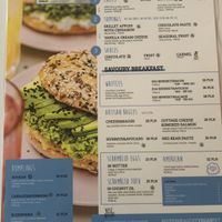 Menu  at Cakester Cafe in Krakow