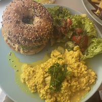 super healthy set  at Cakester Cafe in Krakow