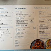 menu  at Cakester Cafe in Krakow