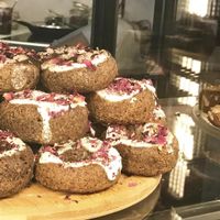Donuts. at Cakester Cafe in Krakow