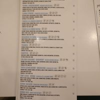 Cakes menu at Cakester Cafe in Krakow