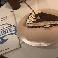 Vegan kinder country cake  at Cakester Cafe in Krakow
