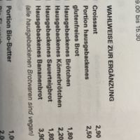 All breads are vegan but not the croissants  at Cafe Sehnsucht in Cologne