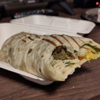 Mangový Falafel Wrap at VegGo Bistro in Zilina