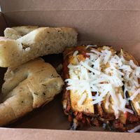 Lasagna😘 at Off the Wagon in Brookings