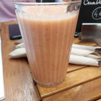 Strawberry smoothie at Auden in Montpellier