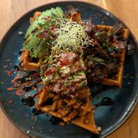Gaufre Veggie (vegan) at Auden in Montpellier