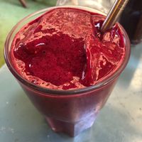Vegan Smoothie with berries 😍 at Auden in Montpellier