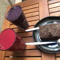 Vegan chocolate cake - sooo yum 😍😋 (2nd time there) at Auden in Montpellier