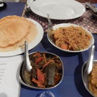 Indian Thali at Jina's in Unawatuna