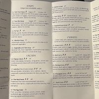 Menu  at Thai Gold Restaurant in Golden