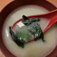 miso soup at Kensho in Westminster