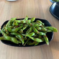Garlic Edamame   at Kensho in Westminster