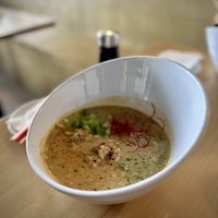 Ramen with Omni meat  at Kensho in Westminster