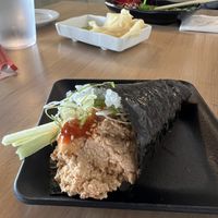 Spicy tuna hand roll  at Kensho in Westminster