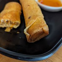 Loas Spring Rolls, crispy and delicious at Kensho in Westminster