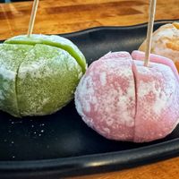 Mochi balls   at Kensho in Westminster