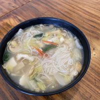 Mee sua soup. Best for rainy day! at True Veggie 实斋 in Central Singapore