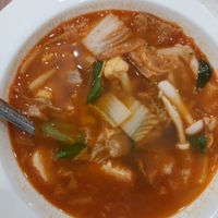 Tom Yum soup at True Veggie 实斋 in Central Singapore