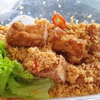 Cereal tofu was Great. I liked it! at True Veggie 实斋 in Central Singapore