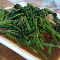 Stir Fry Kang Kong at True Veggie 实斋 in Central Singapore