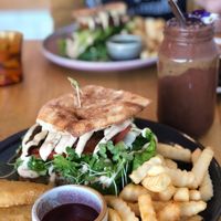 The Crux & Choc Lovers smoothie at Crux in Semaphore