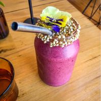 Wow what a smoothie. Tastes as good as it looks at Crux in Semaphore