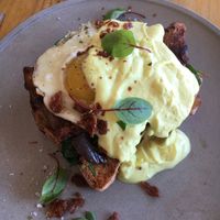 Sunny side up  at Crux in Semaphore