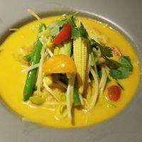 Thai Tom Yum Soup at POP vegan in Hong Kong Island