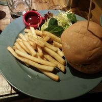 Impossible Burger at POP vegan in Hong Kong Island