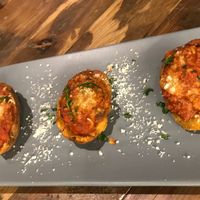 Potato skin at POP vegan in Hong Kong Island