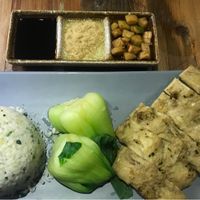 Chicken at POP vegan in Hong Kong Island