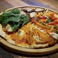 pizza at POP vegan in Hong Kong Island