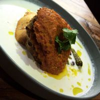 African Style Hedgehog Mushroom at POP vegan in Hong Kong Island