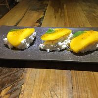 Mango rice pudding. Enough for 3 people! at POP vegan in Hong Kong Island