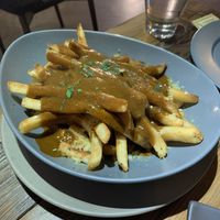 Poutines at POP vegan in Hong Kong Island