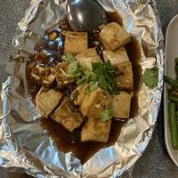 Sizzling tofu  at Zhi Zhu in Kuantan