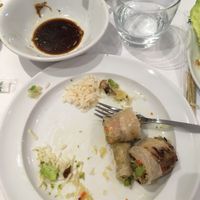 vegan fried rolls. at Chen in Casablanca