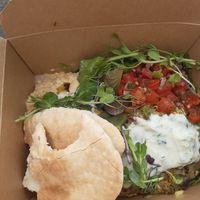 Completely scrummy buddha box at The Greenhouse Cafe in Felixstowe