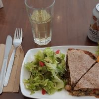 Creamy Mushroom and Chickpea Pie at The Electric Vegan in Dublin