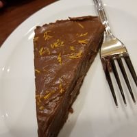 Raw vegan cake ,so delicious at The Electric Vegan in Dublin