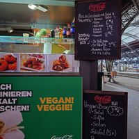 Menu at Falafel Ali1 in Leipzig