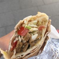 Seitan and Hummus  at Falafel Ali1 in Leipzig