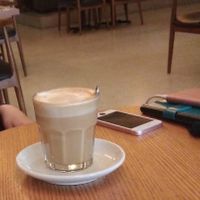 Coffee with coconut milk.  at Bondi in Casablanca